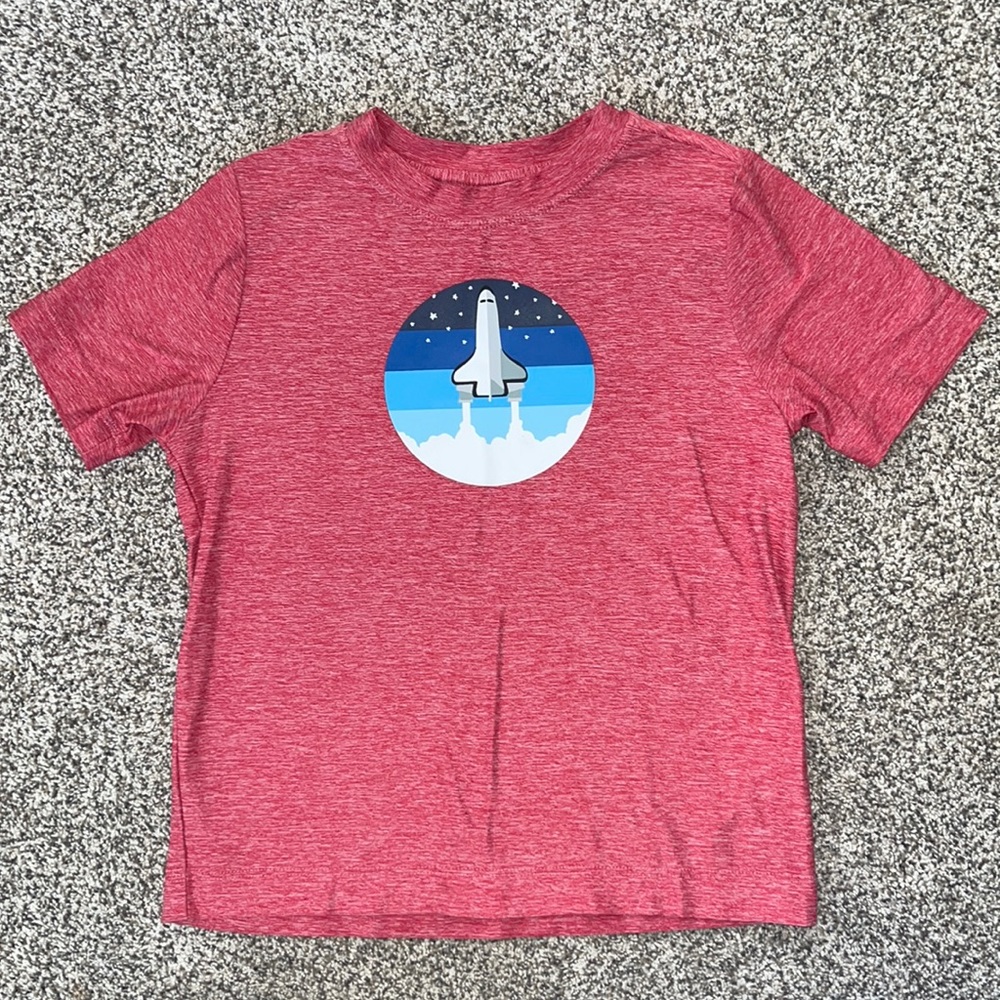 Hanna Andersson boys 110cm/5 rocket graphic tee